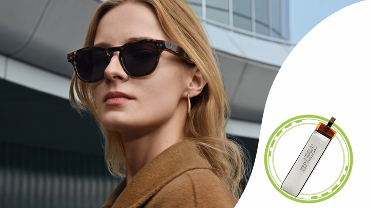 smart glasses batteries